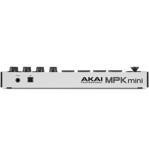 AKAI AKAI MPK MINI 3 WHITE - Mini klawiatura sterująca AKAI AKAI MPK MINI 3 WHITE - Mini klawiatura sterująca