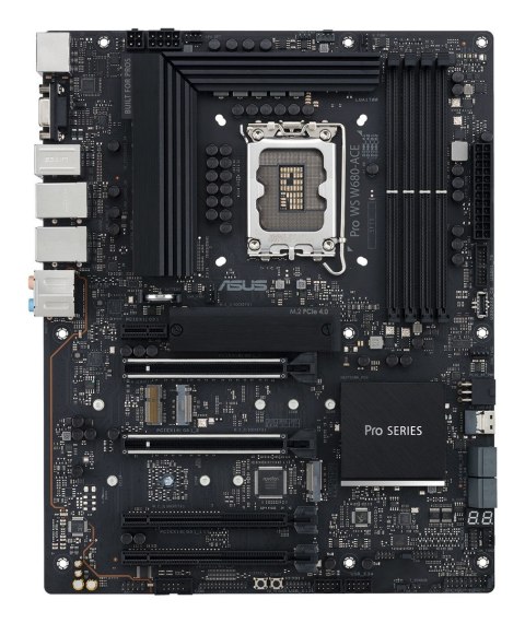 ASUS Płyta ASUS Pro WS W680-ACE W680 (LGA 1700) ATX motherboard, 2x PCIe 5.0, 3x PCIe 4.0, 3x PCIe 4.0 M.2 slots, 2x USB 3.2 Gen 2, 4 ASUS Płyta ASUS Pro WS W680-ACE W680 (LGA 1700) ATX motherboard, 2x PCIe 5.0, 3x PCIe 4.0, 3x PCIe 4.0 M.2 slots, 2x USB 3.2 Gen 2, 4