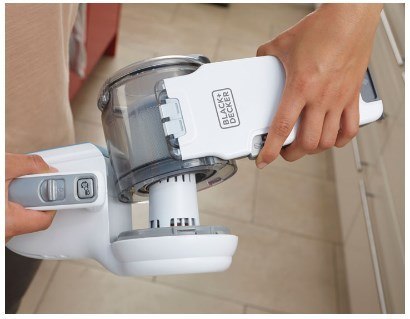 BLACK+DECKER Odkurzacz domowy AKU Li-Ion 18V PV1820 BLACK+DECKER BLACK+DECKER Odkurzacz domowy AKU Li-Ion 18V PV1820 BLACK+DECKER