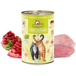 Fox4Pets GranataPet DeliCatessen bażant i królik mokra karma dla kota 400g