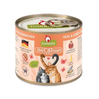 Fox4Pets GranataPet DeliCatessen cielęcina i królik karma mokra dla kota 200g
