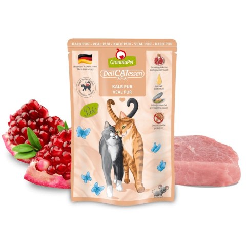 Fox4Pets GranataPet DeliCatessen cielęcina karma mokra dla kota 85g Fox4Pets GranataPet DeliCatessen cielęcina karma mokra dla kota 85g