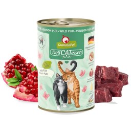Fox4Pets GranataPet DeliCatessen dziczyzna mokra karma dla kota 400g