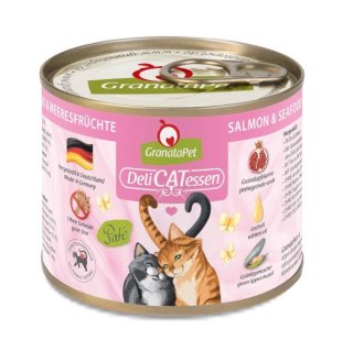 Fox4Pets GranataPet DeliCatessen łosoś i owoce morza karma mokra dla kota 200g