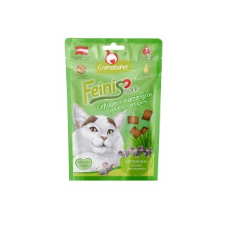 Fox4Pets GranataPet FeiniSnack drób i kocia trawa przysmak dla kota 50g