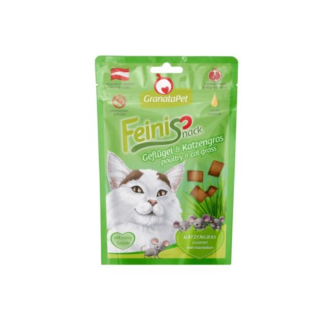 Fox4Pets GranataPet FeiniSnack drób i kocia trawa przysmak dla kota 50g Fox4Pets GranataPet FeiniSnack drób i kocia trawa przysmak dla kota 50g