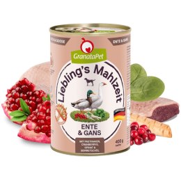 Fox4Pets GranataPet Liebling´s Mahlzeit kaczka i gęś mokra karma dla psa 800g