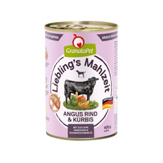 Fox4Pets GranataPet Liebling´s Mahlzeit wołowina i dynia mokra karma dla psa 800g