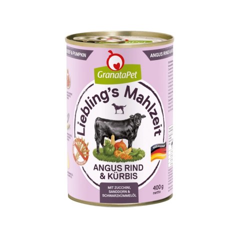Fox4Pets GranataPet Liebling´s Mahlzeit wołowina i dynia mokra karma dla psa 800g Fox4Pets GranataPet Liebling´s Mahlzeit wołowina i dynia mokra karma dla psa 800g