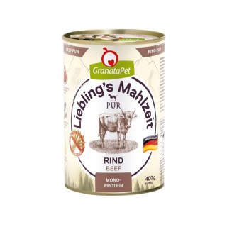 Fox4Pets GranataPet Liebling´s Mahlzeit wołowina mokra karma dla psa 400g