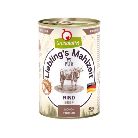Fox4Pets GranataPet Liebling´s Mahlzeit wołowina mokra karma dla psa 400g