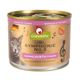Fox4Pets GranataPet Symphonie No.2 krewetki i indyk mokra karma dla kota 200g