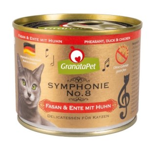 Fox4Pets GranataPet Symphonie No.8 bażant i kaczka z kurczakiem mokra karma dla kota 200g