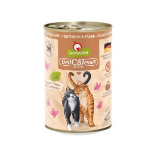 Fox4Pets Granatapet DeliCatessen Indyk i bażant mokra karma dla kota 400g