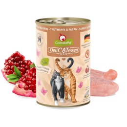 Fox4Pets Granatapet DeliCatessen Indyk i bażant mokra karma dla kota 400g