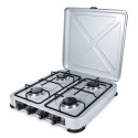 PROMIS PROMIS KUCHENKA GAZOWA KG400S, 4-PALNIKOWA,SREBRNA