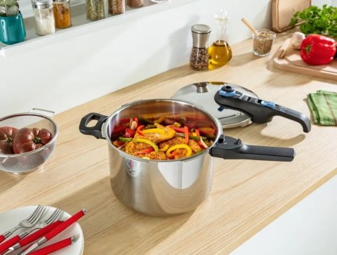 Tefal Szybkowar TEFAL Secure Trendy Pressure 6L P2580701 Tefal Szybkowar TEFAL Secure Trendy Pressure 6L P2580701