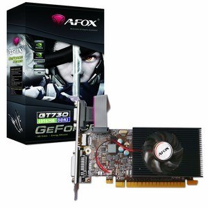 AFOX AFOX GEFORCE GT730 4GB DDR3 128BIT DVI HDMI VGA LP FAN AF730-4096D3L5 AFOX AFOX GEFORCE GT730 4GB DDR3 128BIT DVI HDMI VGA LP FAN AF730-4096D3L5