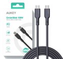 AUKEY AUKEY CB-SCC101 KABEL USB-C QC PD 1M 5A 100W