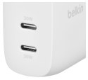 Belkin Ładowarka Belkin BoostCharge Pro Dual USB-C PD 3.1 PPS Wall Charger 60W White