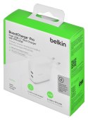 Belkin Ładowarka Belkin BoostCharge Pro Dual USB-C PD 3.1 PPS Wall Charger 60W White