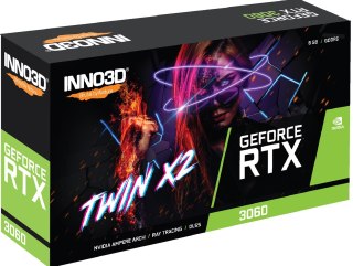 INNO3D Karta graficzna INNO3D GeForce RTX 3060 TWIN X2 8GB GDDR6