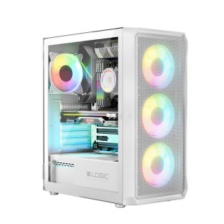 LOGIC LOGIC OBUDOWA PORTOS ARGB MIDI USB 3.0 WHITE