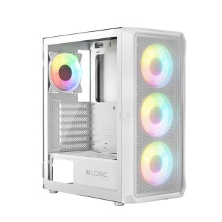 LOGIC LOGIC OBUDOWA PORTOS ARGB MIDI USB 3.0 WHITE