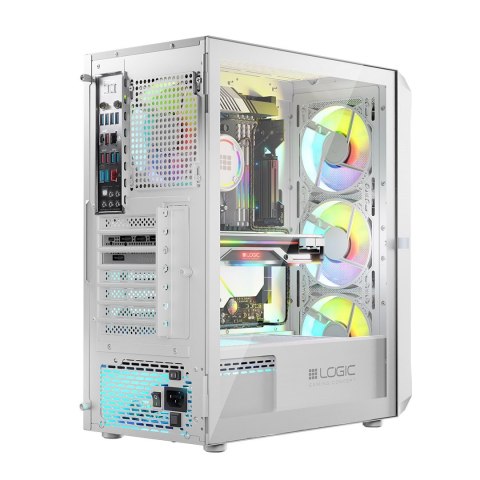 LOGIC LOGIC OBUDOWA PORTOS ARGB MIDI USB 3.0 WHITE LOGIC LOGIC OBUDOWA PORTOS ARGB MIDI USB 3.0 WHITE