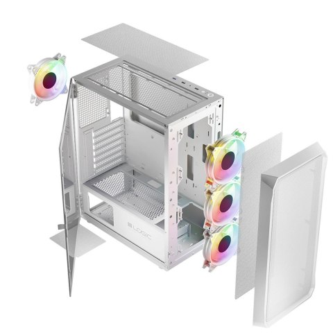 LOGIC LOGIC OBUDOWA PORTOS ARGB MIDI USB 3.0 WHITE LOGIC LOGIC OBUDOWA PORTOS ARGB MIDI USB 3.0 WHITE