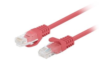 Lanberg PATCHCORD KAT.6 UTP 0.25M CZERWONY FLUKE PASSED LANBERG 10-PACK