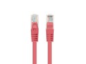 Lanberg PATCHCORD KAT.6 UTP 0.25M CZERWONY FLUKE PASSED LANBERG 10-PACK