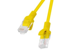 Lanberg PATCHCORD KAT.6 UTP 0.5M ŻÓŁTY FLUKE PASSED LANBERG 10-PACK