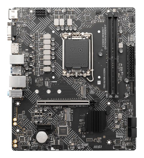 MSI Płyta główna MSI PRO H610M-G DDR4 MSI Płyta główna MSI PRO H610M-G DDR4