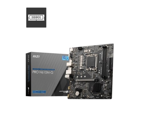 MSI Płyta główna MSI PRO H610M-G MSI Płyta główna MSI PRO H610M-G