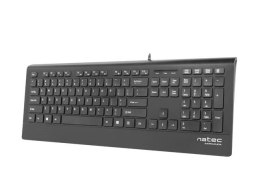 NATEC Klawiatura membranowa NATEC Barracuda NKL-0876 (USB 2.0; (US); kolor czarny)