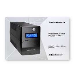 Qoltec QOLTEC ZASILACZ AWARYJNY UPS 450VA | 240W | LCD | USB | RJ45