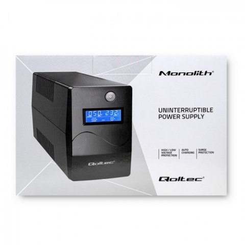 Qoltec QOLTEC ZASILACZ AWARYJNY UPS 450VA | 240W | LCD | USB | RJ45 Qoltec QOLTEC ZASILACZ AWARYJNY UPS 450VA | 240W | LCD | USB | RJ45