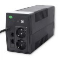 Qoltec QOLTEC ZASILACZ AWARYJNY UPS 450VA | 240W | LCD | USB | RJ45