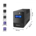 Qoltec QOLTEC ZASILACZ AWARYJNY UPS 450VA | 240W | LCD | USB | RJ45