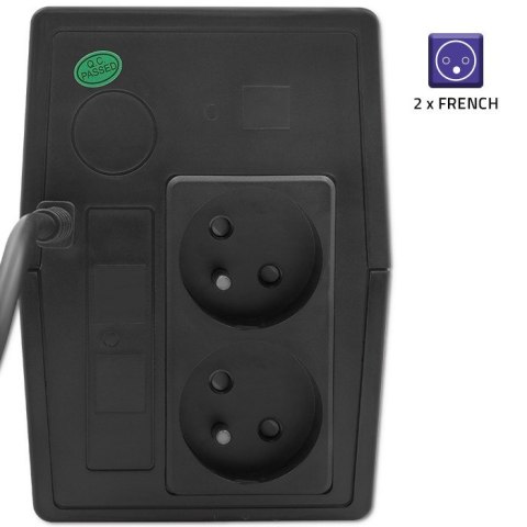Qoltec QOLTEC ZASILACZ AWARYJNY UPS LINE INTERACTIVE | MONOLITH | 850VA | 480W Qoltec QOLTEC ZASILACZ AWARYJNY UPS LINE INTERACTIVE | MONOLITH | 850VA | 480W