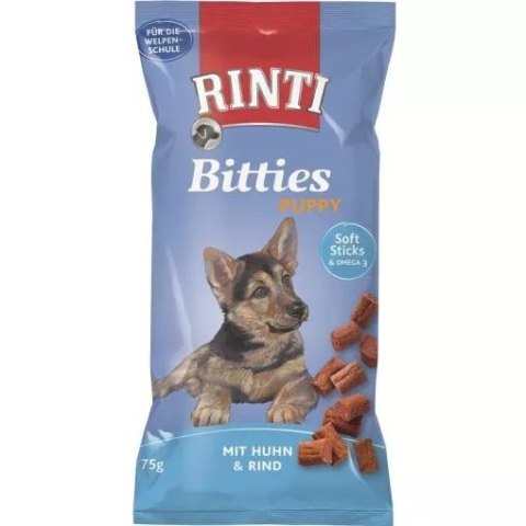 RINTI Rinti Bitties Puppy przysmak kurczak wołowina 75g RINTI Rinti Bitties Puppy przysmak kurczak wołowina 75g