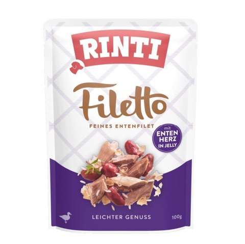 RINTI Rinti Filetto kaczka i kacze serca w galaretce 100g RINTI Rinti Filetto kaczka i kacze serca w galaretce 100g