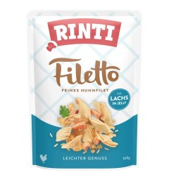 RINTI Rinti Filetto kurczak i łosoś w galaretce 100g