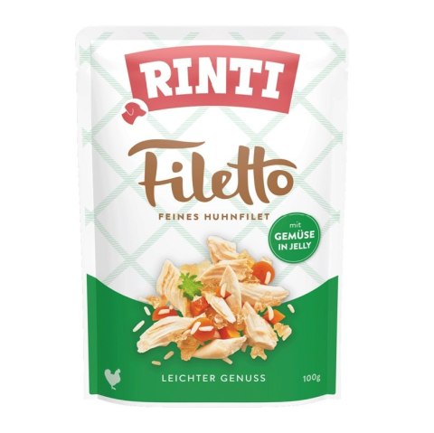 RINTI Rinti Filetto kurczak i warzywa w galaretce 100g RINTI Rinti Filetto kurczak i warzywa w galaretce 100g
