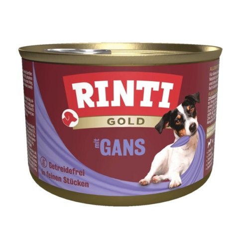 RINTI Rinti Gold Gęś puszka 185g RINTI Rinti Gold Gęś puszka 185g