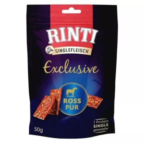RINTI Rinti Singlefleisch Exclusive przysmak konina 50g RINTI Rinti Singlefleisch Exclusive przysmak konina 50g