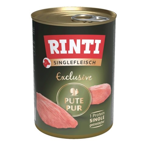 RINTI Rinti Singlefleisch Exclusive z indykiem 400g RINTI Rinti Singlefleisch Exclusive z indykiem 400g