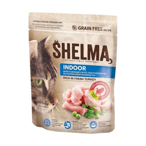 SHELMA SHELMA karma sucha INDOOR. Z indykiem 750g