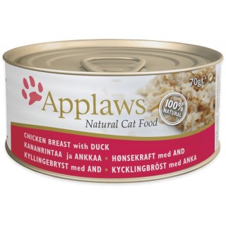 Applaws APPLAWS CAT Kurczak i kaczka 70g